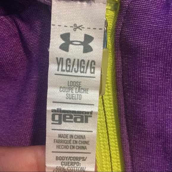 Youth Under Armour sleeveless hoodie. Large - Picture 10 of 10